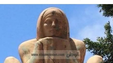 حقيقة اختفاء تمثال كاتم الأسرار من حديقة بالاسكندرية