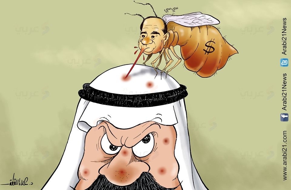 حقيقة نشر جريدة عكاظ السعودية كاريكاتير عن السيسي