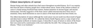حقيقة فيديو عن مرض السرطان