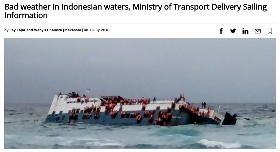 Indonesian ship