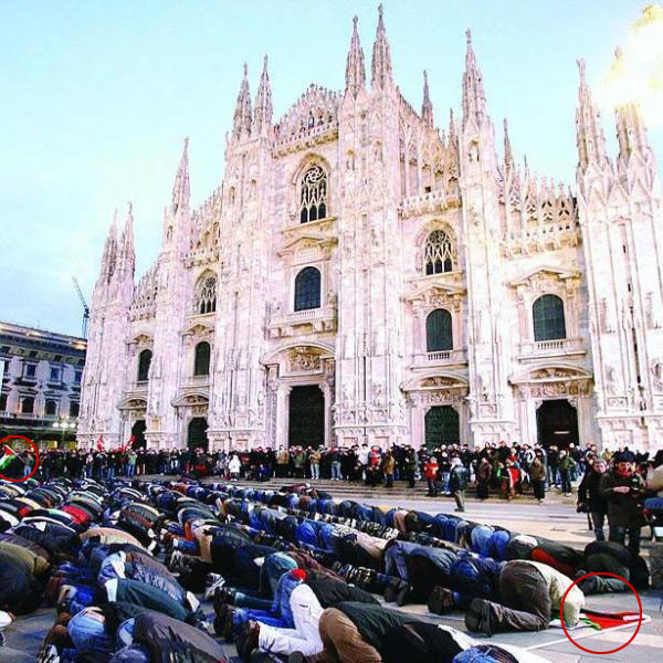 حقيقة صلاة المسلمين في ميلانو لرفع البلاء بسبب كورونا
